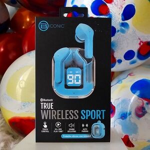 BRAND NEW Biconic True Wireless Sport Earphones (BLUE)